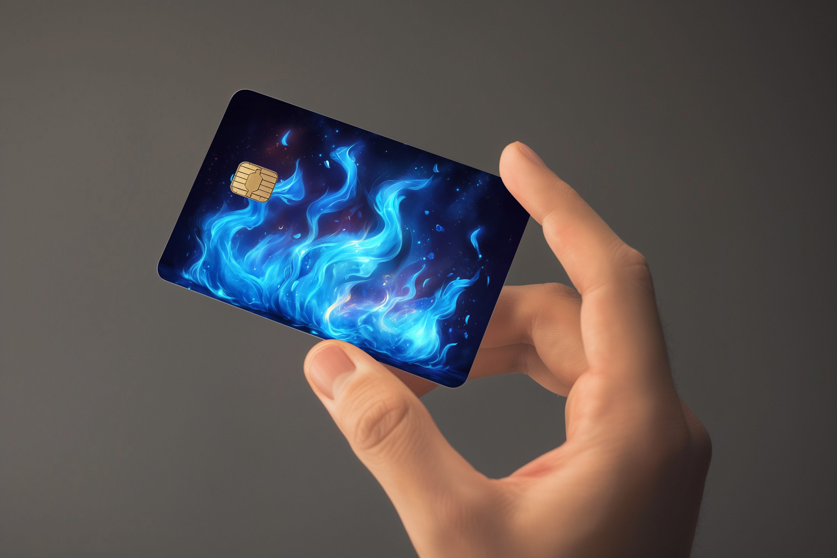 Blue Flame - Credit Card Wrap
